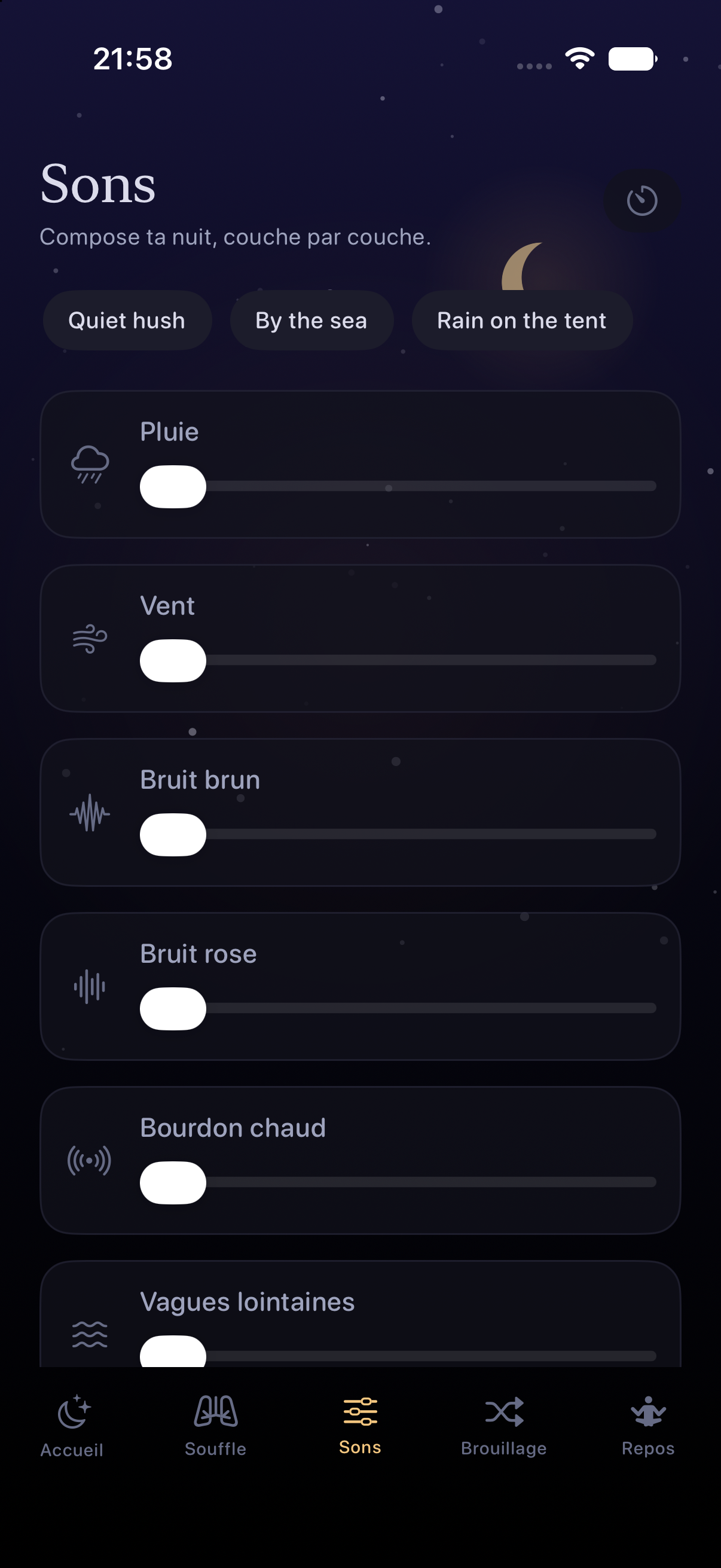 Le mélangeur de sons, couche par couche / The soundscape mixer, layer by layer
